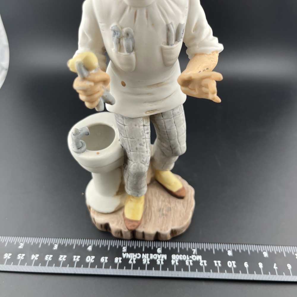 Lefton Porcelain Dentist Figurine Statue 8" X 3" - Picture 9 of 14